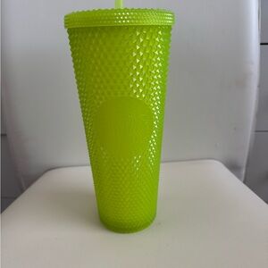 Starbucks Neon Green glow in the dark Tumbler